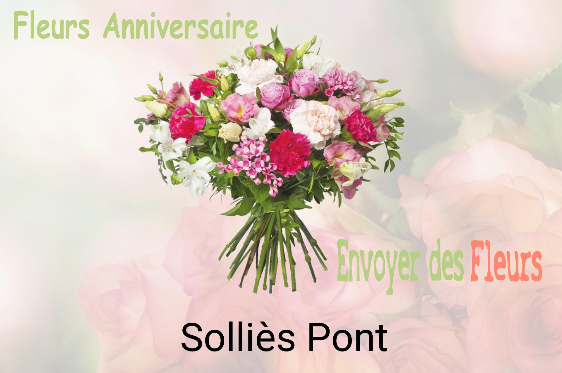 Bouquet de fleurs d’anniversaire livré à Solliès-Pont
